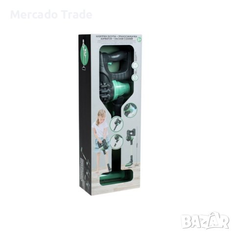 Детска ръчна прахосмукачка Mercado Trade, Със светлинни и звук, Зелен, снимка 4 - Електрически играчки - 43121049