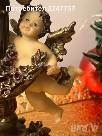 Свещник Ангелче, снимка 8 - Статуетки - 48351622