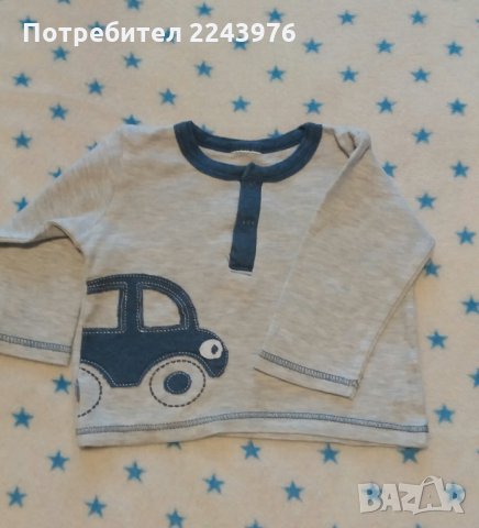 бебешки блузки с дълъг ръкав 5бр., снимка 4 - Бебешки блузки - 28539944