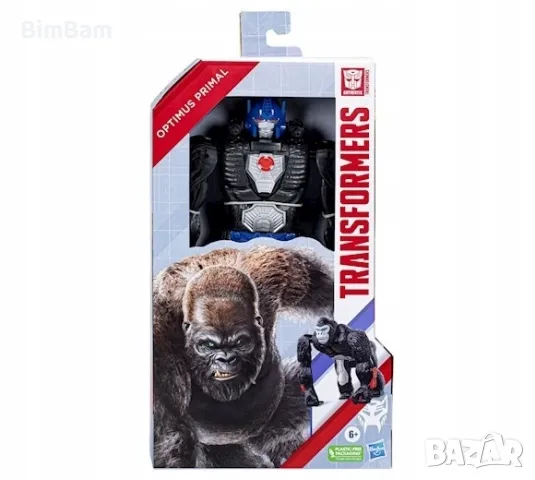 Фигура Transformers Optimus Primal / Hasbro - 11 см, снимка 3 - Фигурки - 49630571