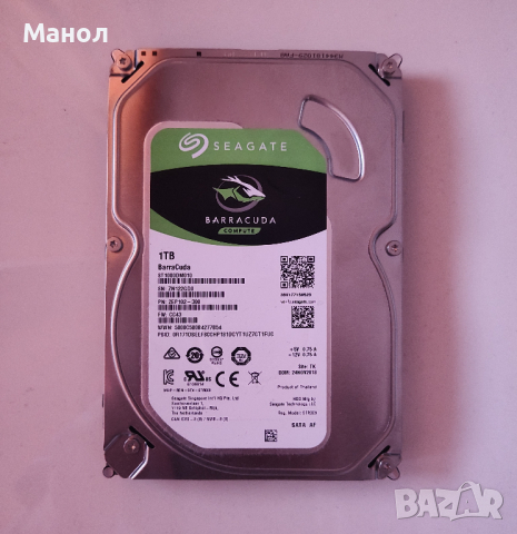 Твърд диск 1TB Seagate Barracuda, снимка 1