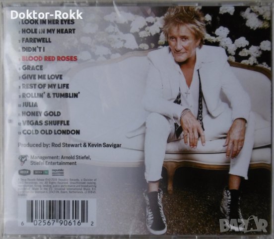 Rod Stewart – Blood Red Roses (2018, CD) , снимка 2 - CD дискове - 39024645