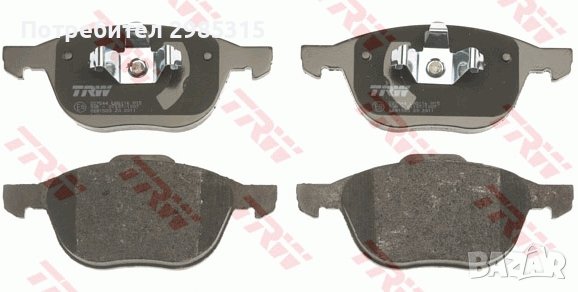 Комплект спирачни накладки, снимка 2 - Части - 38068938