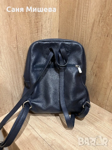 Раница от естествена кожа, снимка 4 - Раници - 53305102