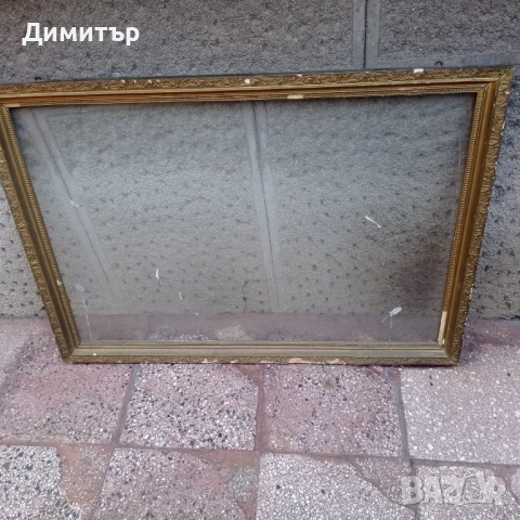 Стари големи дървени рамки със стъкло, снимка 2 - Антикварни и старинни предмети - 52929143