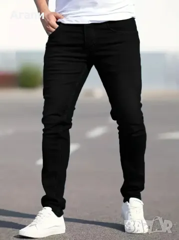 Мъжки черни дънки внос от чужбина № 32 или размер М чисто нови