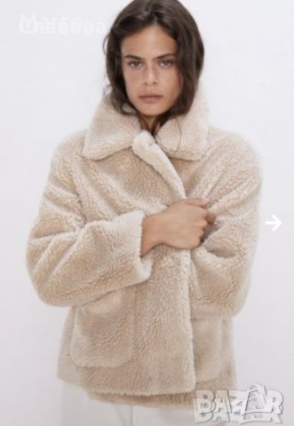 палтенце ZARA , снимка 3 - Палта, манта - 43946940