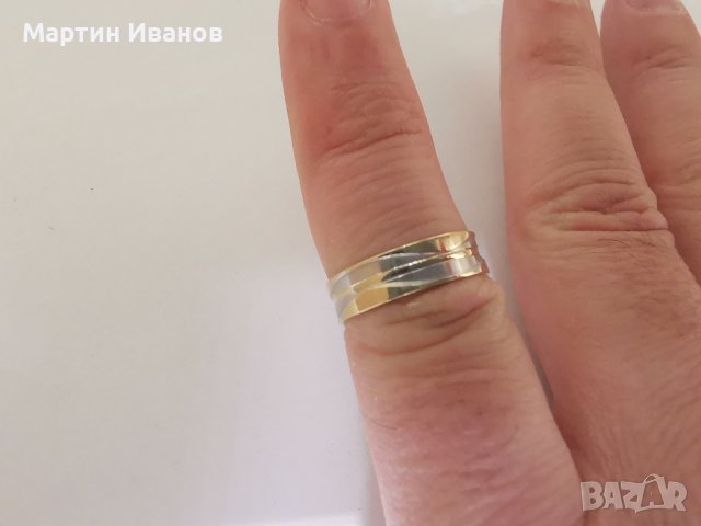 Златна халка модел картие 1 брой , снимка 7 - Пръстени - 43378781