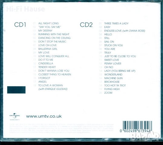 Lionel Richie & The Commodores-2cd, снимка 2 - CD дискове - 37711481
