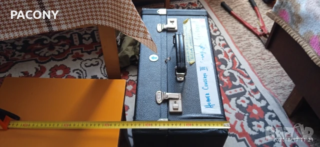 голям твърд куфар от музикален инструмент, снимка 2 - Антикварни и старинни предмети - 51390833