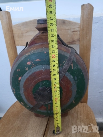 Автентична дървена бъклица Царство България , снимка 4 - Колекции - 51626550