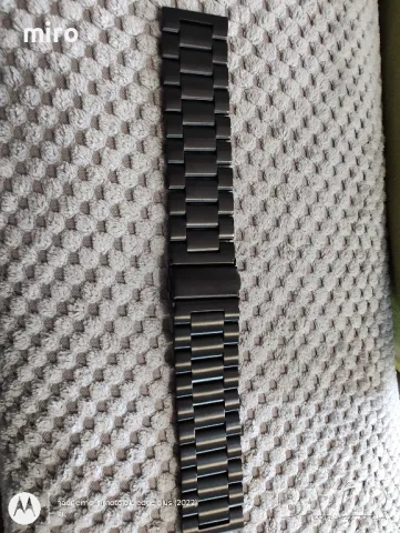 верижка за часовник черна матова, снимка 4 - Мъжки - 49108777