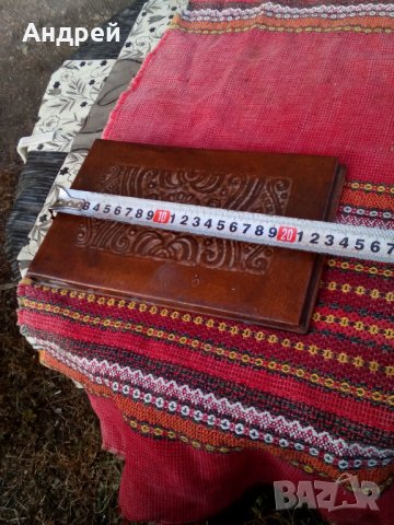 Стара кожена подвързия за фото албум, снимка 4 - Антикварни и старинни предмети - 27338644