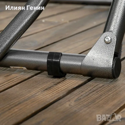 Стойка за хамак Outsunny 2 в 1, устойчива на атмосферни влияния, снимка 3 - Градински мебели, декорация  - 51862815