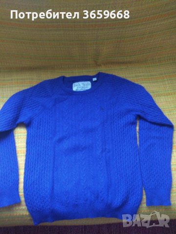 Дамски плетен пуловер Jack Wills,размер 12, снимка 1 - Блузи с дълъг ръкав и пуловери - 43263323