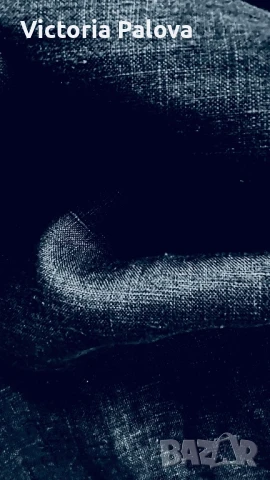 Модерна черна ленена рокля , снимка 12 - Рокли - 51139837