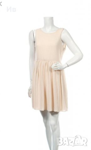 Рокля цвят екрю, снимка 2 - Рокли - 37540158