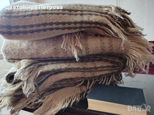 Одеяло 100% вълна, снимка 3 - Олекотени завивки и одеяла - 53186735