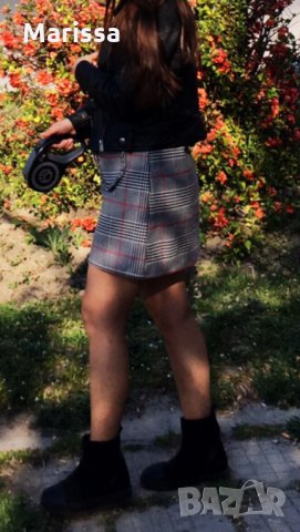 Сива рокля туника каре, снимка 6 - Рокли - 24690002