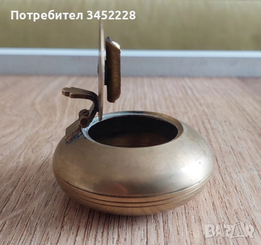кутийка пепелник ретро от бронз за ценители , снимка 5 - Антикварни и старинни предмети - 52973311