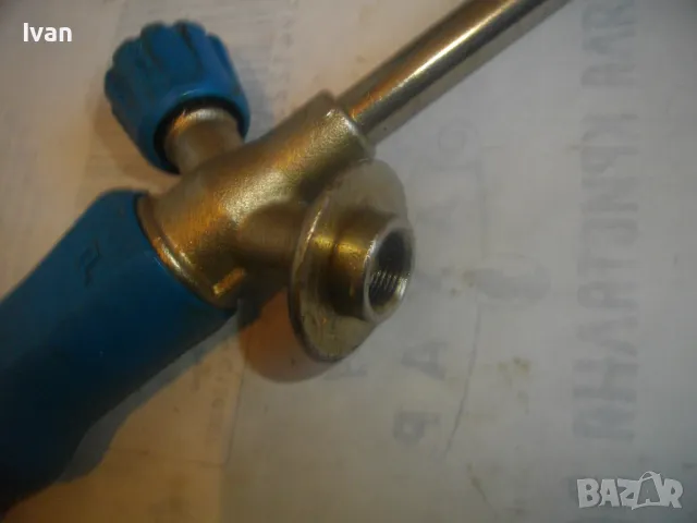 940мм/ф35мм ГАЗОВА ПРОПАН-БУТАН ГОРЕЛКА ЗА ПЛЕВЕЛИ И ПЪРЛАЧКА НЕМСКА CHF РАБОТИ НА ФЛАКОН ГАЗ, снимка 7 - Други инструменти - 48409029