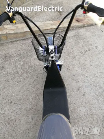 ЕЛЕКТРИЧЕСКИ СКУТЕР Maxmotors Little City Harley 1200W ЧЕРЕН, снимка 4 - Мотоциклети и мототехника - 42256407