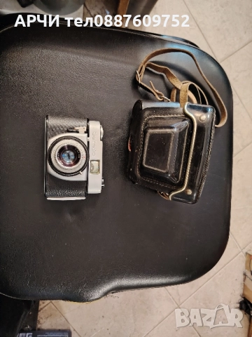 Продавам фотоапарат Beirette Priomat, Meritar 2.9/45 , снимка 3 - Фотоапарати - 52524639