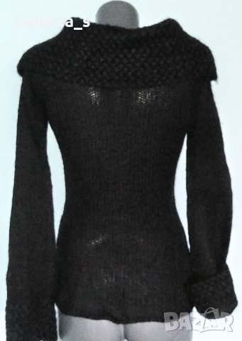 Ангорски мохерен пуловер с шал яка "MNG" basics Mango / голям размер , снимка 6 - Блузи с дълъг ръкав и пуловери - 12414270
