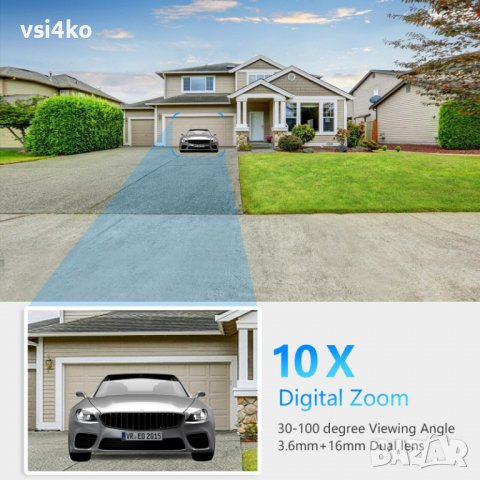 Външна Wi Fi камера с две лещи и оптичен зуум IP66, снимка 7 - Други - 37901940