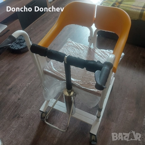 Трансферен хидравличен инвалиден стол, снимка 2 - Столове - 51150006