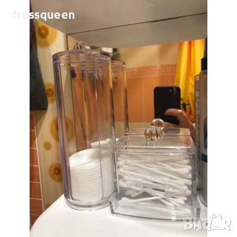 1710 Комплект кутии за съхранение на тампони за грим и клечки за уши, снимка 6 - Други стоки за дома - 43955438