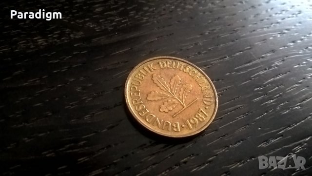 Монета - Германия - 5 пфенига | 1987г.; серия D, снимка 2 - Нумизматика и бонистика - 32732230