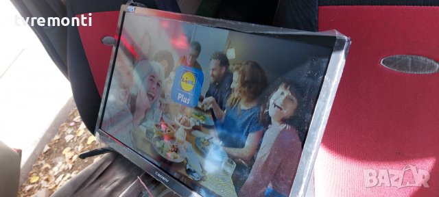 LЕD 24 телевизор на 12 волта за автомобил Crown модел 2433Т2, снимка 7 - Телевизори - 38119819