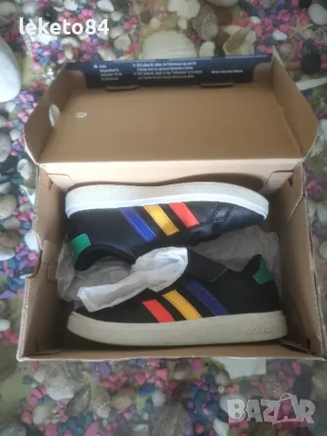 ADIDAS маратонки обувки Grand Court Lifestyle Черни Адидас номер 30, снимка 2 - Детски маратонки - 49624110