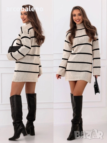 Дамска рокля с поло яка Caillou, 3цвята , снимка 6 - Рокли - 51898254