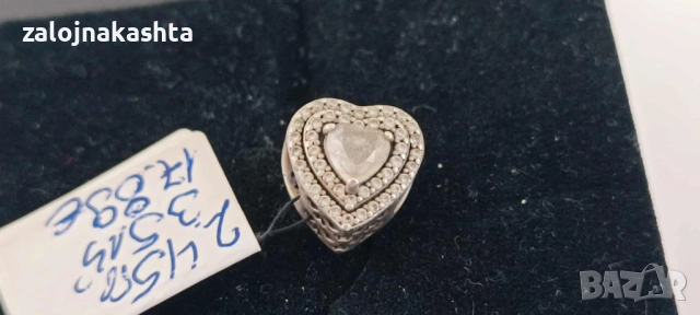 Сребърна-Талисман Pandorа-2,45гр/925, снимка 3 - Колиета, медальони, синджири - 51613919