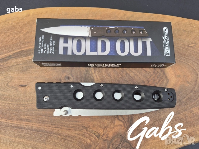 Сгъваем нож Cold Steel Hold Out 6,CS-11G6, снимка 7 - Ножове - 53364695
