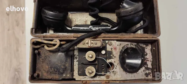 Военен телефон Wermacht Germany WW2#1, снимка 7 - Антикварни и старинни предмети - 48294279