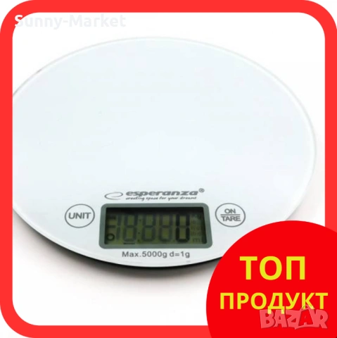 Кухненска везна , 5кг, Бяло