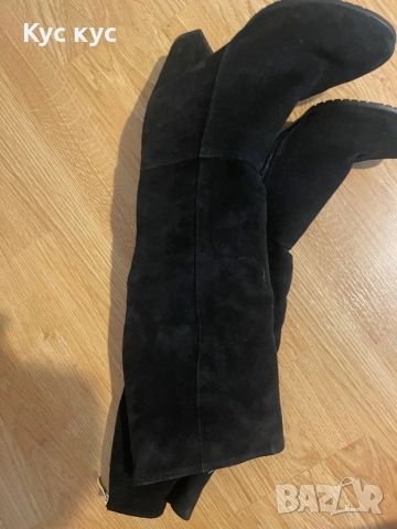 Топли ботуши от естествен велур, снимка 7 - Дамски ботуши - 52584413