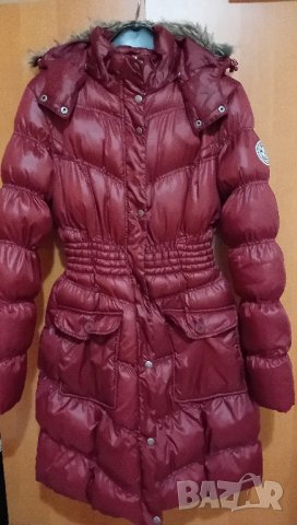Дълго зимно яке Бордо John Baner, снимка 3 - Якета - 43829270