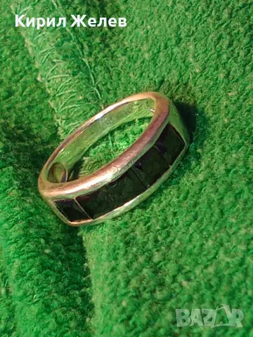 ИЗЯЩЕН СТИЛЕН СКЪПОЦЕНЕН МАРКАЗИТЕН СРЕБЪРЕН ПРЪСТЕН СРЕБРО 925 ПРОБА 40790, снимка 16 - Пръстени - 46232252