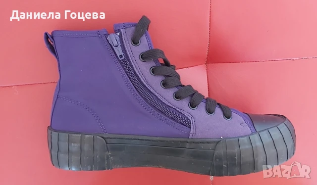Кецове Wednesday, Zara, лилави, номер 37, снимка 3 - Кецове - 51064257