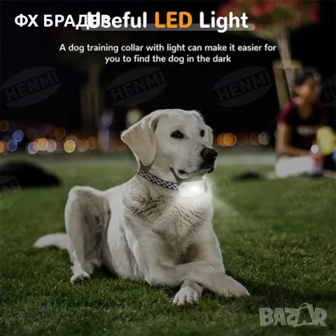 1000m Нашийник за обучение на кучета с дистанционно управление 990, снимка 3 - За кучета - 47698430