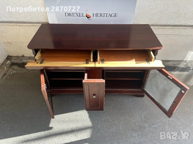 Тв шкаф , музикален шкаф DREXEL HERITAGE /Louis Philippe Collection, снимка 6 - Шкафове - 52222916