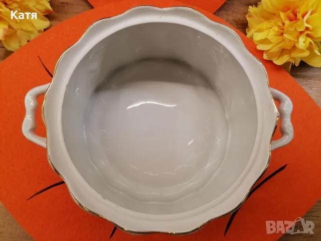  Български  Порцеланов Супник Разград, снимка 9 - Прибори за хранене, готвене и сервиране - 50362338