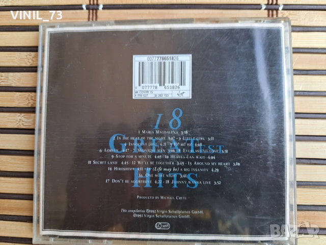 Sandra – 18 Greatest Hits, снимка 3 - CD дискове - 50623872