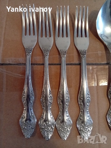 Прибори за хранене, снимка 2 - Прибори за хранене, готвене и сервиране - 53357019