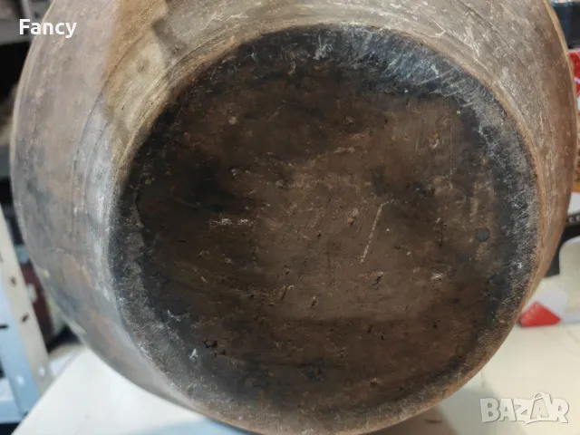 Стара голяма керамична купа 37/14 см, снимка 8 - Антикварни и старинни предмети - 47720442