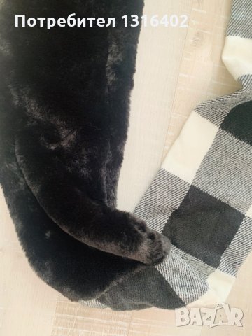 Мек шал в черно и бяло “Primark”, снимка 3 - Шалове - 27303602